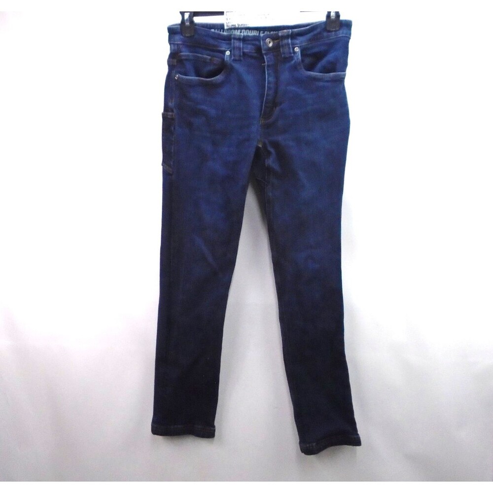 Duluth Trading Denim Blue Jeans Mens 32x30 Ballroom Double Flex Slim Fit